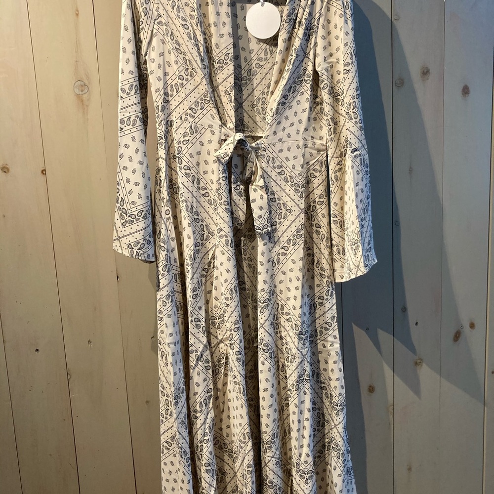 Boho Paisley Kimono Maxi Duster - Picture 3 of 8